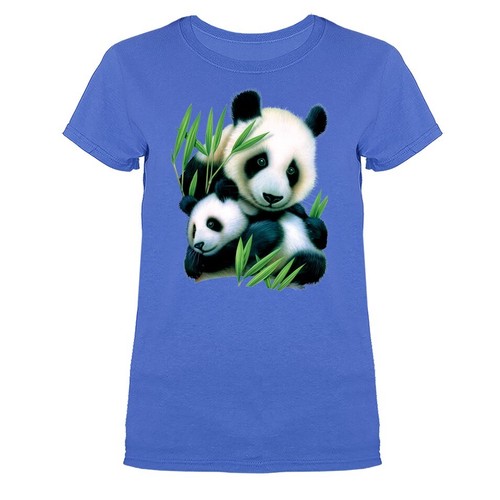 T-Shirt Panda & Jungtier Haustier lustig Witz humorvoll - Bild 16 von 19