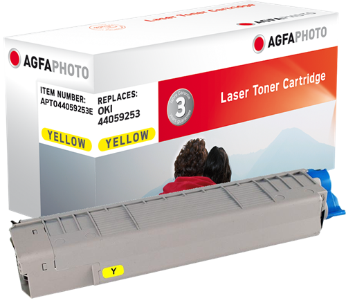 CARTUCCIA TONER AGFA PER OK MC 861 + COLORE GIALLO 44059253 - Foto 1 di 1