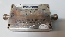 Band-Pass Filter, Elekluft MF500-1000Q 500-1000 MHz