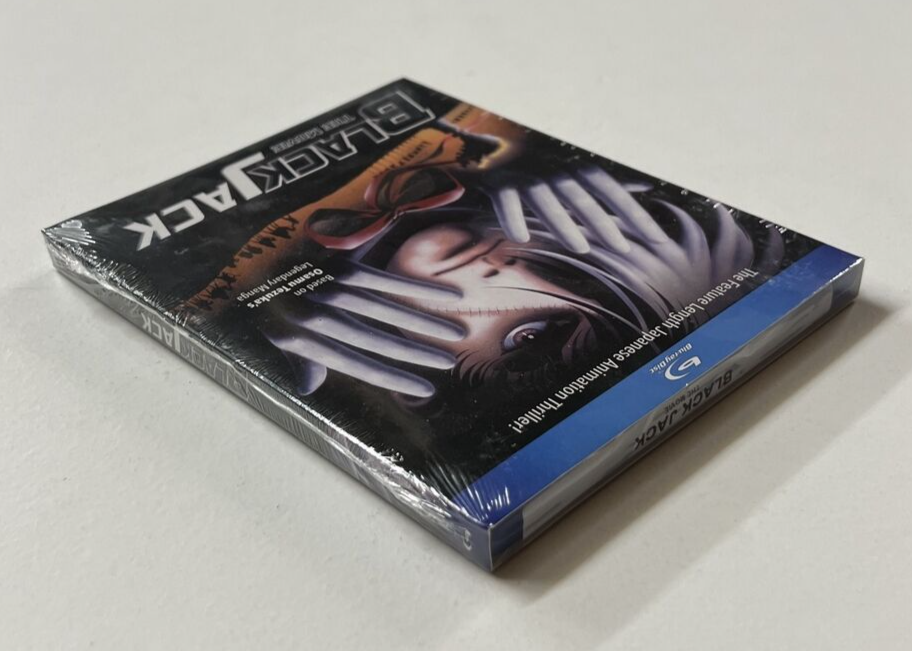 Black Jack The Movie (1996) Anime Blu-ray Discotek w/ULTRA RARE