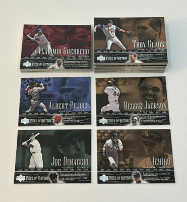(2) Lots 2002 Upper Deck Piece of History All Stars HOF 160 Cards