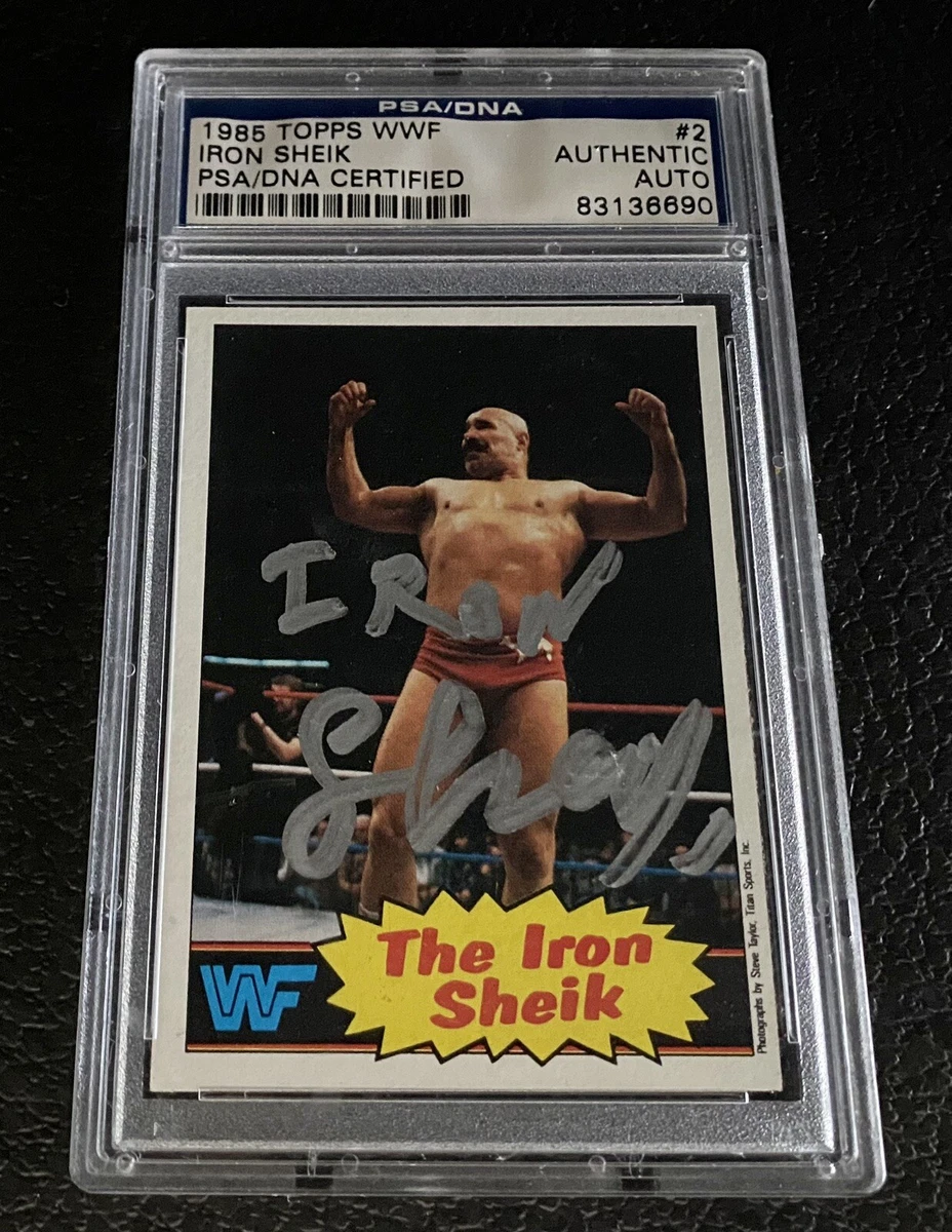 1985 Topps WWF - Iron Sheik #2 for sale | eBay