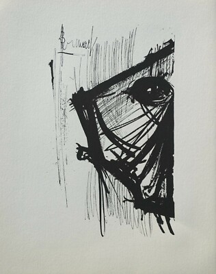 Bernard BUFFET: The Fish, Signed Engraving, 1961, 197ex