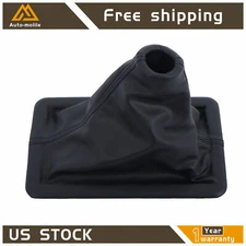 Black Manual Transmission Shifter Boot Cover Fit For Ford Mustang 2005-2009