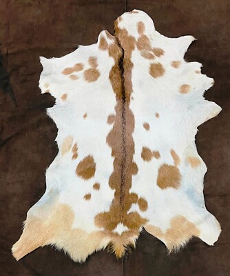 Natural Fur | Goat Hide | Scandinavian Rug | Shag Rug | 3x2 feet Approx