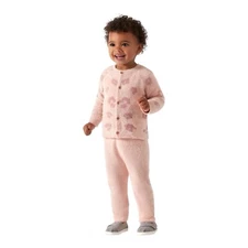 Modern Moments By Gerber Baby Girl Cardigan Sweater And Pants 2 Piece Set 12 Mo