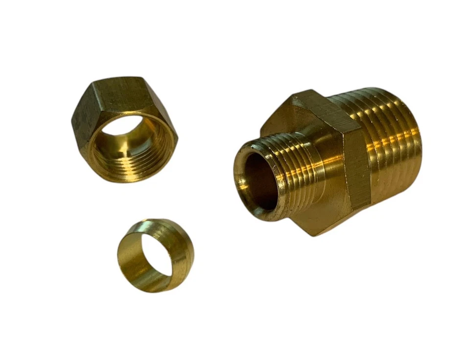 Air Compressor Fitting NPT To Compression Fits Emglo 121-1025 Dewalt 5130021-00 - Image 2 of 2