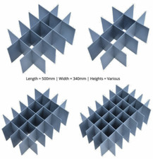 Box Internal Divider Sets Separators  6, 12, 15, 24 and 35 Cells - Correx