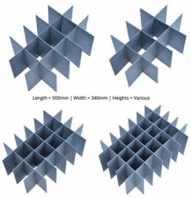 Box Internal Divider Sets Separators 6, 12, 15, 24 and 35 Cells ...