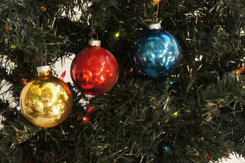 Vintage Large Box Of Shiny Brite Mercury Glass Christmas Ornaments Cottagecore M - Picture 4 of 8