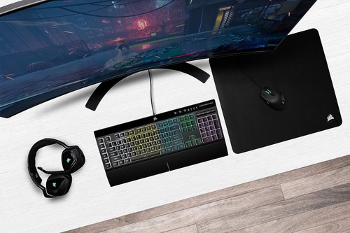 Corsair K55 RGB Pro - Tastatur Zum Spiel Membran Verkabelt Qwertz - Bild 12 von 12
