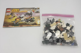 LEGO Star Wars 75090 Ezra's Speeder Bike 100% Complete Set Minifigs Sabine Wren