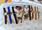 LOT Vintage Watches Wristwatches Yazole Geneva Platinum Automatic Timex Bonjour