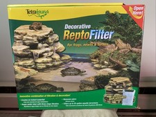 TetraFauna Decorative ReptoFilter for 55 Gal Aquarium Turtle Frog Design