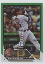 2023 Topps Series 1 1st Edition Green Foil 32/150 Roberto Perez Pérez #133 0a6