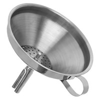 Neu Edelstahl KüChentrichter Mit Sieb 12Cm Trichter Mit Griff SpüLmaschinenfest