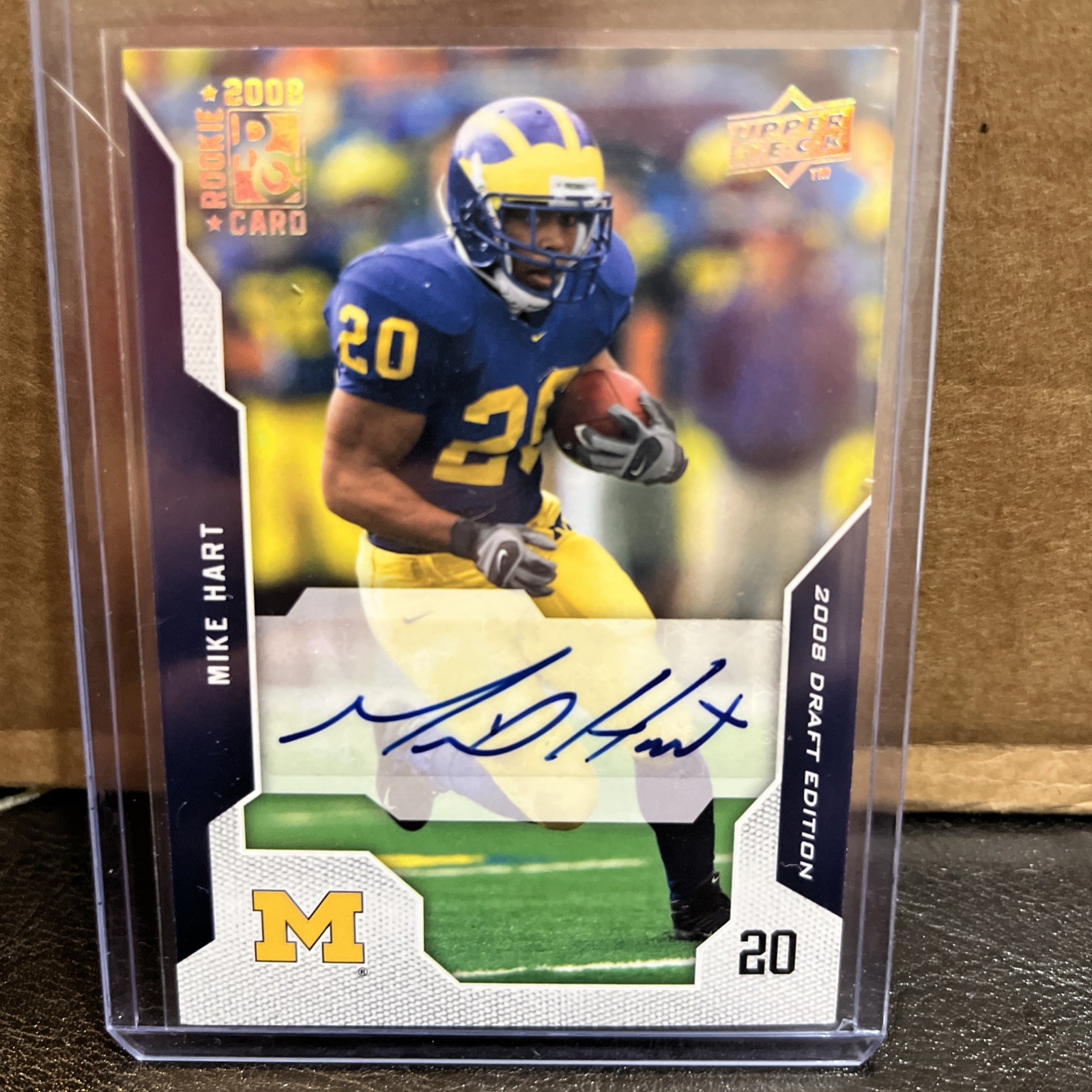 Mike Hart Upper Deck Draft Edition #75 Autograph