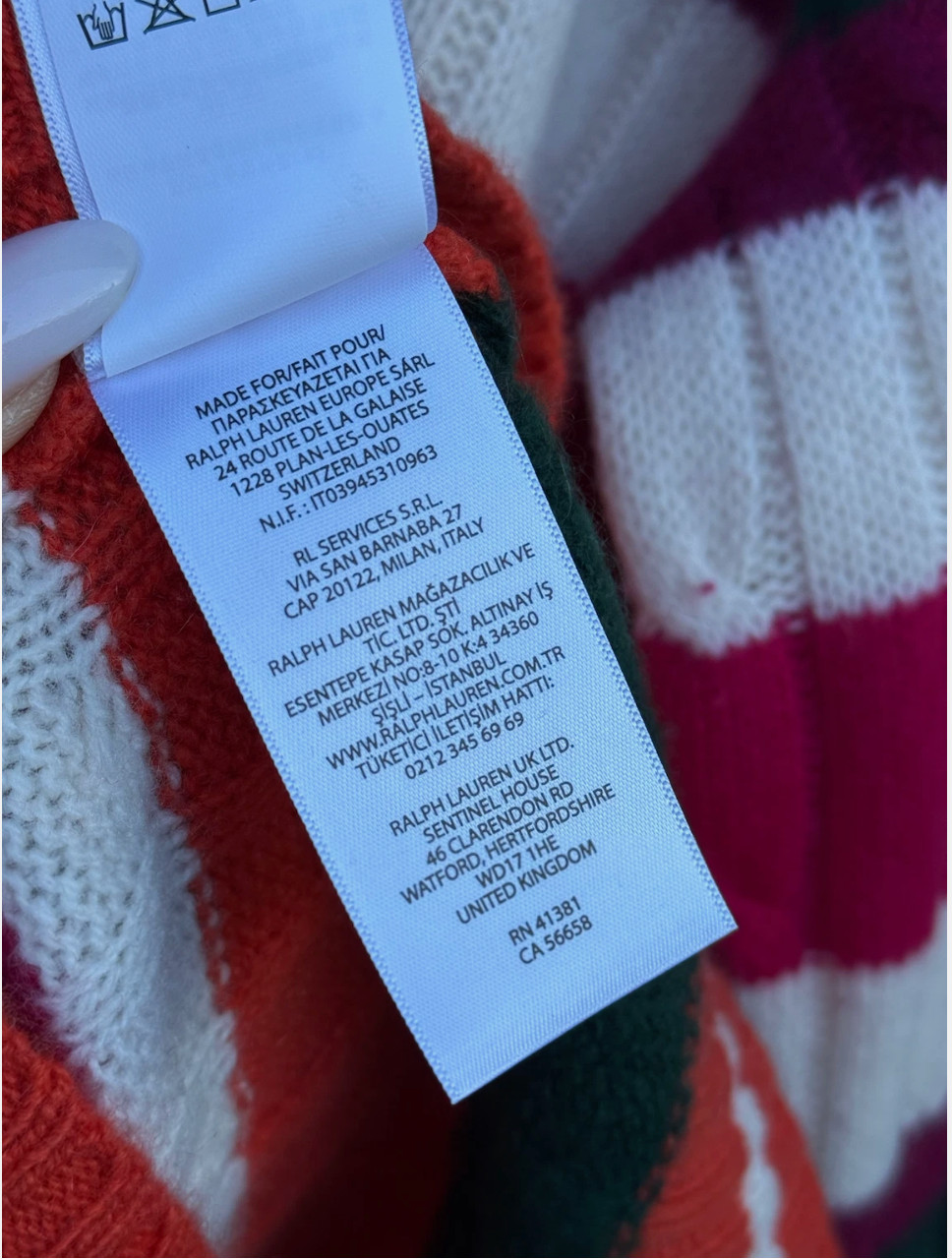Polo Ralph Lauren 100percent Cashmere Sweater Womens LARGE Crew Neck Jumper EX RRP$498 image 6