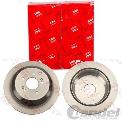 2X TRW BREMSSCHEIBEN 324mm BELÜFTET HINTEN PASSEND FÜR HYUNDAI IX55 | DF6330