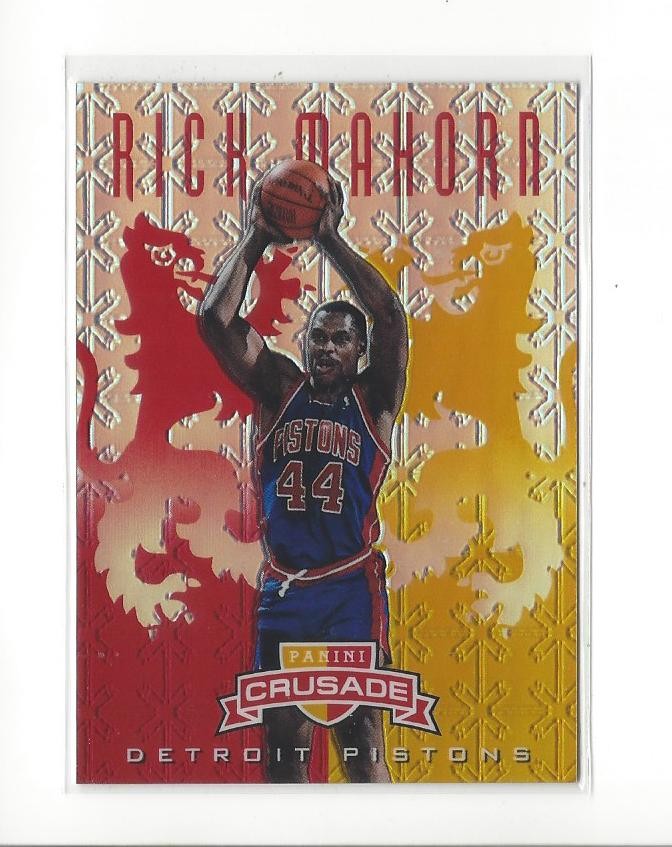 2012-13 Panini Crusade Insert Red #77 Rick Mahorn Pistons /99