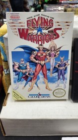 FLYING WARRIORS NINTENDO NES VIDEO GAME IN BOX NO MANUAL W/ PROTECTOR