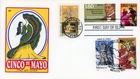 1998 Cinco De Mayo Joint FDC (US #3203/Mexico #2532) House of Farnam