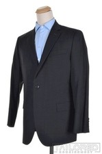 BROOKS BROTHERS Fitzgerald Solid Gray 100 Wool Blazer Sport Coat Jacket - 42 L
