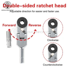 6.35mm Screwdriver Hex Torque Wrench 1/4"Ratchet Wrench Adjustable Socket Wrench