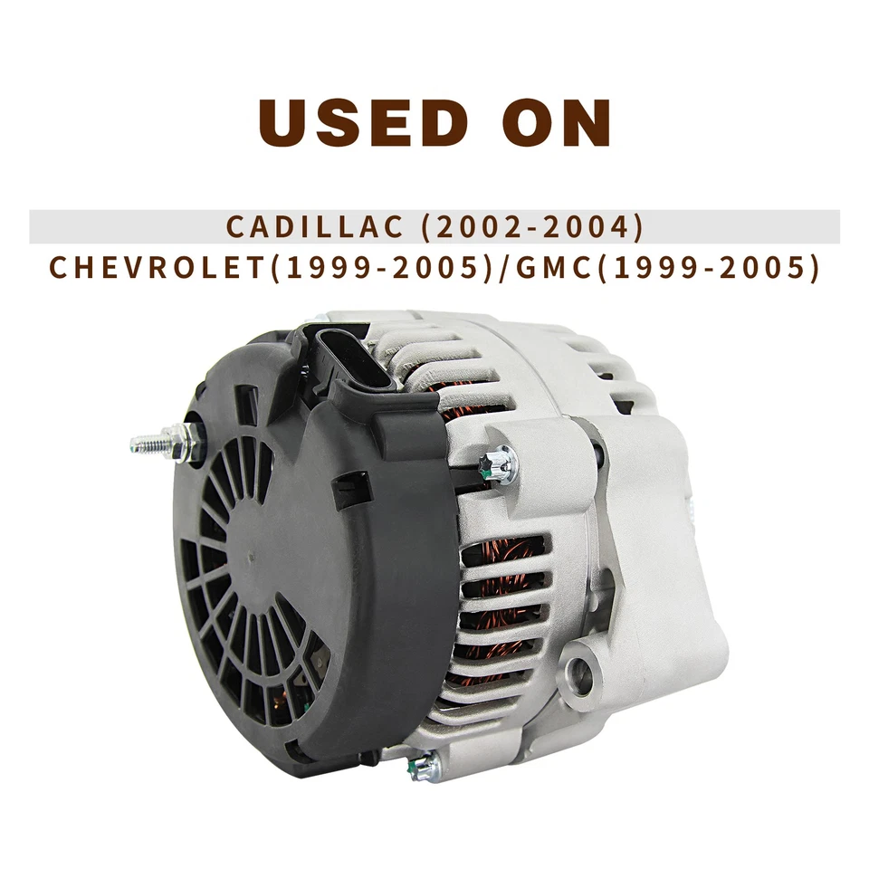 Alternator for Chevy C Truck Silverado 1500 2500 4.3L 4.8 5.3L 6.0L 2000-2005 Foto 2 de 4