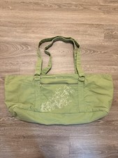 Gaiam Yoga Mat  Bag Green, 28" Long x 10" Wide Flowers