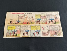 15 TUMBLEWEEDS By Tom K. Ryan Lot of 2 Sunday Third Page Comic Strips 1971