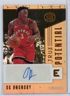 2017-18 PANINI ESSENTIALS OG ANUNOBY TRUE POTENTIAL ROOKIE AUTO 36/49 RC CHAMP