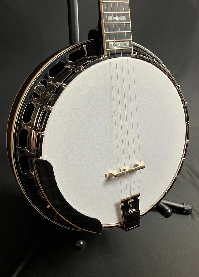 Gold Tone Mastertone™ OB-2 Bowtie 5-String Bluegrass Banjo Vintage Sunburst - Image 3 of 4