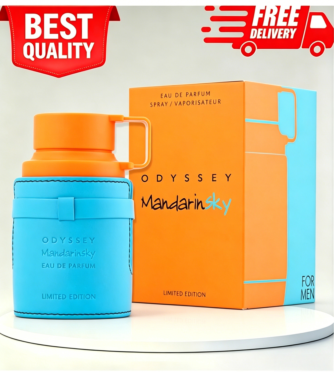 Armaf Odyssey Mandarin Sky Limited Edition for Men 100ml/3.4oz Spray New Sealed