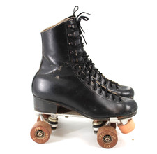 VTG Riedell 220 Red Wing Roller Skates Mens 10 Red Wings Sure Grip 99P Super X-6