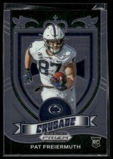 2021 Panini Prizm Draft Picks Collegiate #173 Pat Freiermuth Silver (RC)