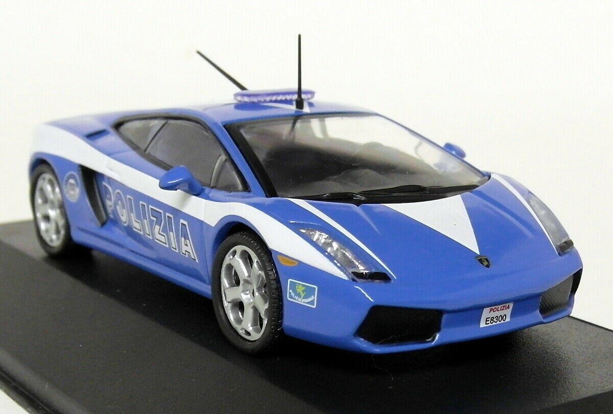 Atlas 1/43 Lamborghini Gallardo 2004 Italy Police 19 Diecast model car