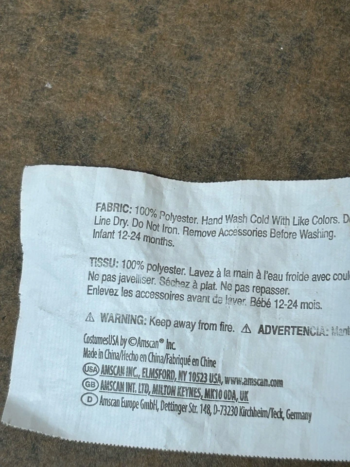 Disfraz Disney Bebé Mickey Mouse Talla 12-24 Meses Peluche Vestir Foto 4 de 4