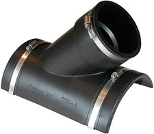 Flexible Tap Saddle Wye, for Pipe Size 4"