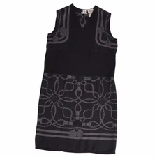 Hermes Dress 20SS Sleeveless Knit Silk Switch Top Womens 34 Used MOLO-0