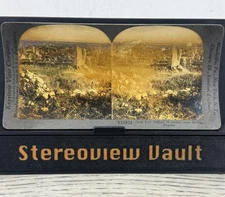 Keystone Stereoview V18933 Village of Coucy Ruins Near Reims France WWI