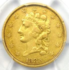 1835 Classic Gold Quarter Eagle $2.50 Coin - Certified PCGS VF Details - Rare!
