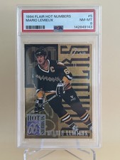 1994-95 Flair - Hot Numbers Mario Lemieux #5