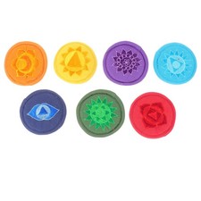 7pcs Singing Bowl Mat Tibetan Buddhism Decoration for Buddha Hall