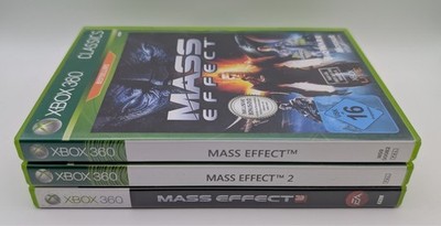 Mass Effect 1 + 2 + 3 - Microsoft Xbox 360