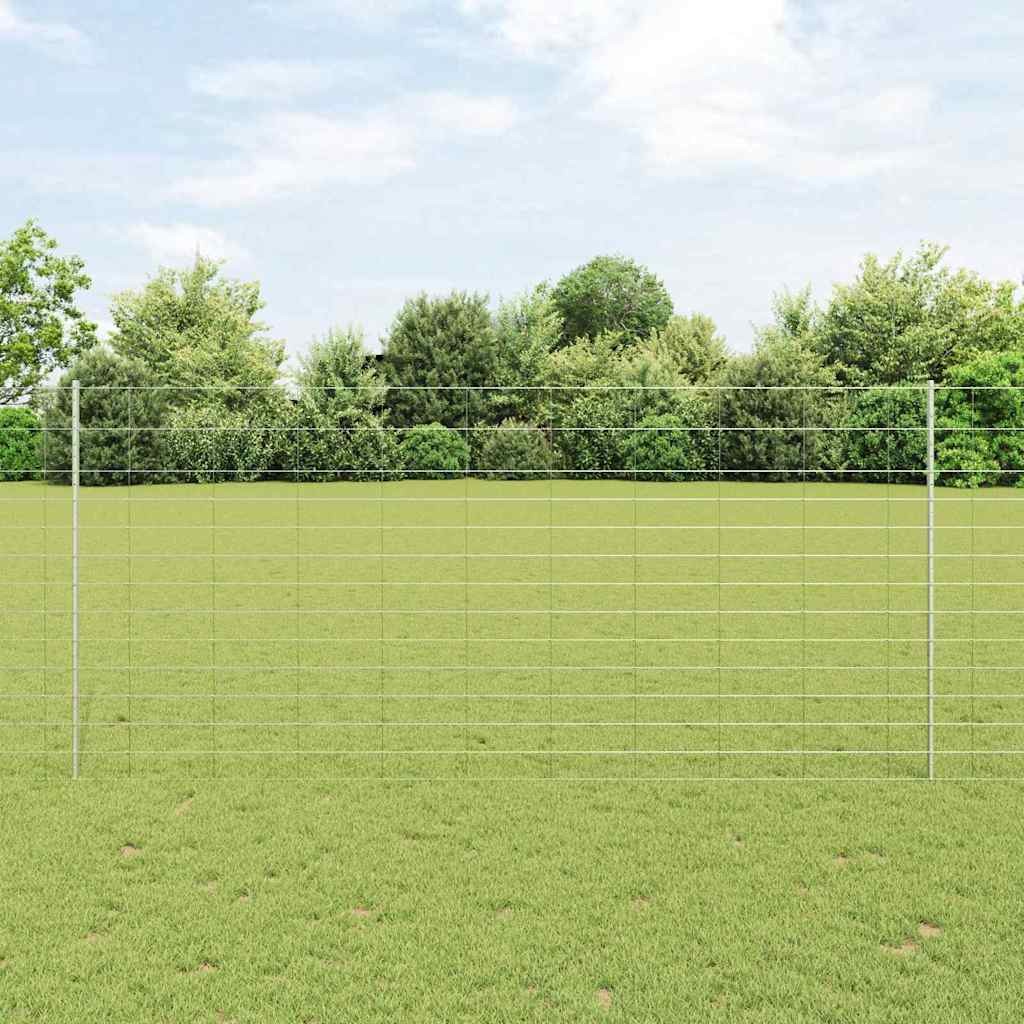Rotolo Rete Metallica Argento 1.4m x 25m - Acciaio Alta Resistenza