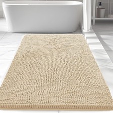 Bathroom Rugs 31x20 Thick Soft Absorbent Chenille Mat Upgrade Backing Non Slip