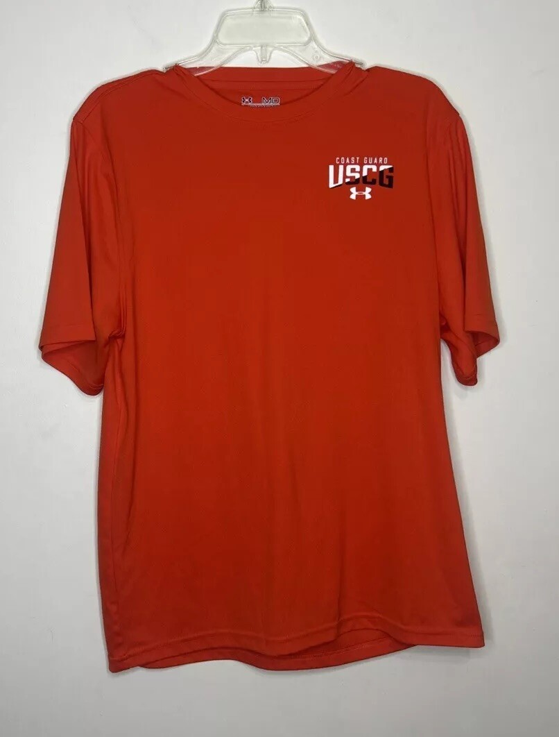 USCG Under Armor M Loose Heat Gear Shirt Size