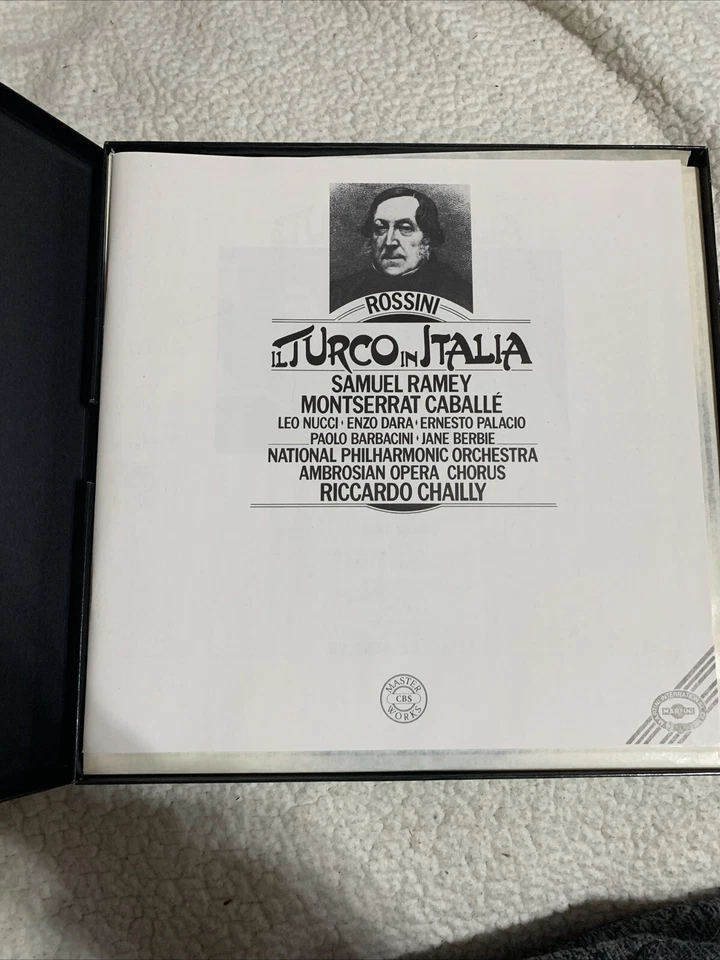 Gioacchino Rossini ~ The Turk In Italy ~ Riccardo Chailly, Montserrat Caballé - Image 2 of 3