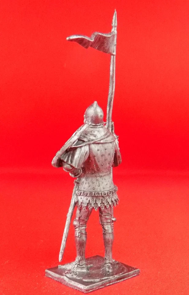 Estatuilla de estaño 54 mm miniatura escultura juguete soldado 1:32 caballero bohemio 14 Foto 4 de 4